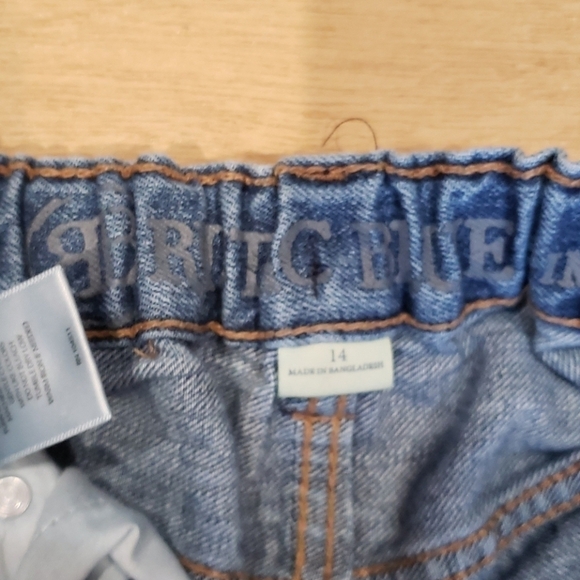 𝅺rustic Blue Distressed Jeans - Picture 4 of 7